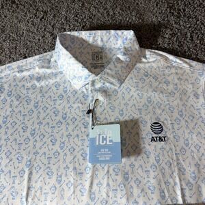 San Soleil Polo Shirt Mens XL Sol Tek Ice Winners Cup UV Golf Performance Casual